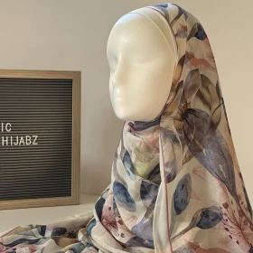 شالة شيفون معرق