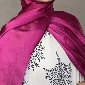 شالة جان جان/ فوشي غامق